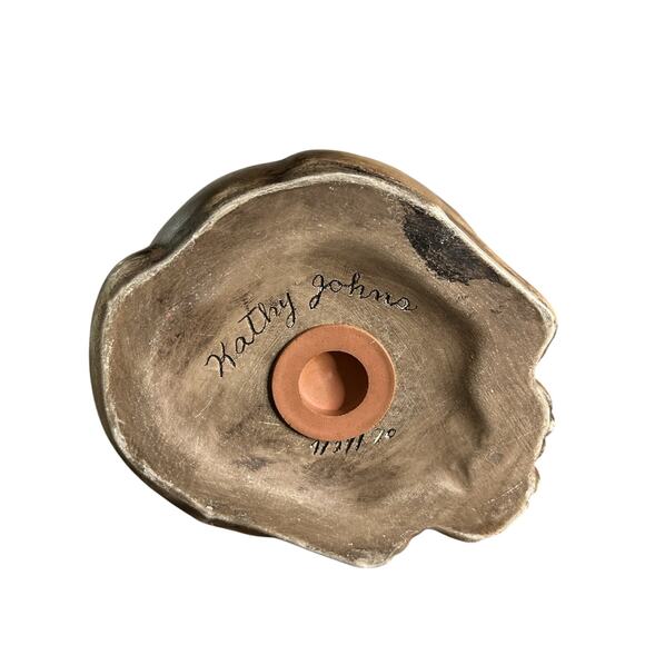 Atlantic Mold Ceramic Lou Lion 8" Tall Hand Painted Vintage Animal Bank 1970 - Picture 5 of 9